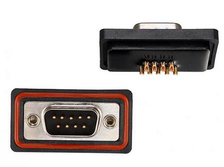 DB 9P 公 焊線(xiàn)鎖螺絲 防水系列