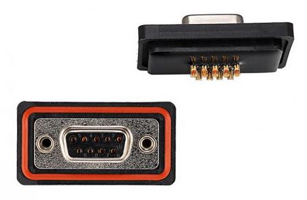 DB 9P 母 焊線(xiàn)鎖螺絲 防水系列